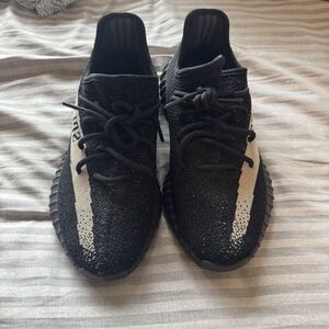 adidas Black and White Athletic Shoes